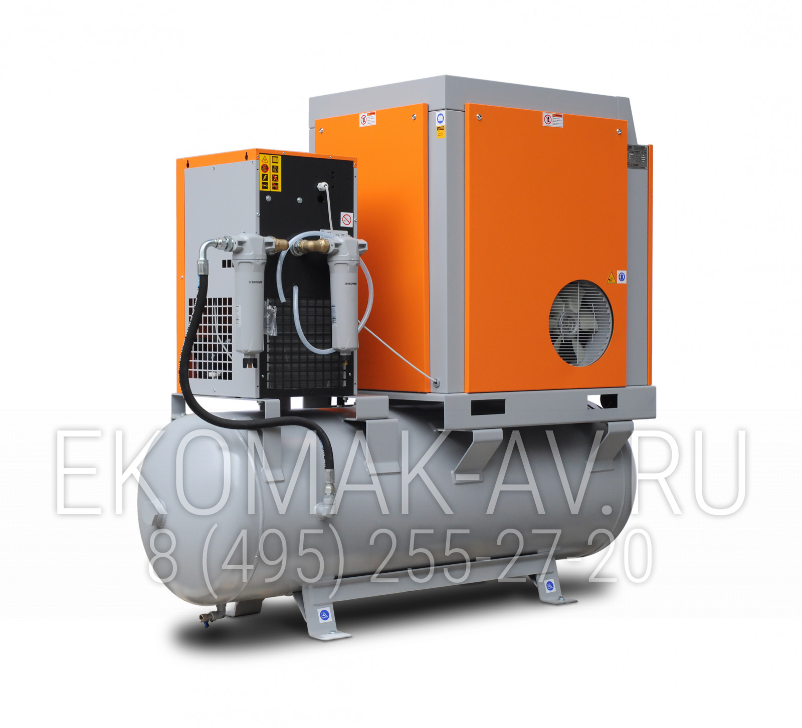 Винтовой компрессор Ekomak DMD 250 CRD 10 LF G+C 500L